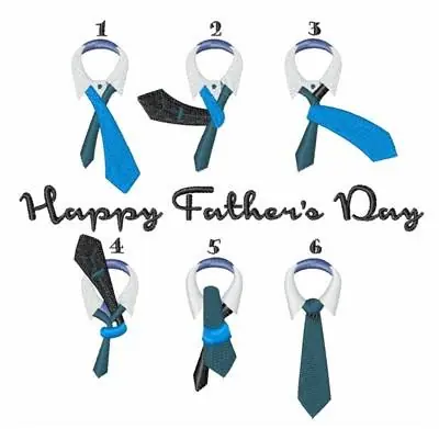 Free Returns Happy Fathers Day Embroidery Design