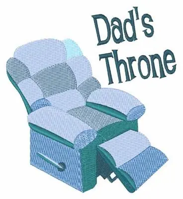 Dads Throne Embroidery Design Discount