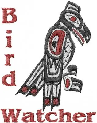 Brand New Bird Watcher Embroidery Design