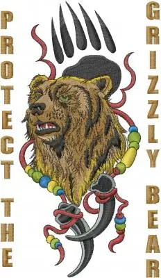 Grizzly Bear Embroidery Design Don’t Miss Out