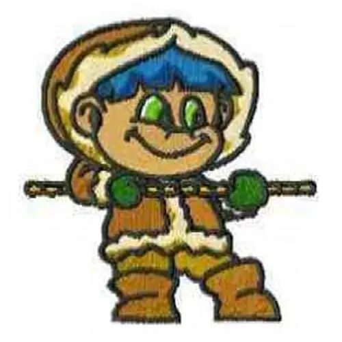 Boy Eskimo Embroidery Design Editor’s Pick