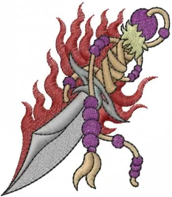 Shop Now Tribal Knife Embroidery Design