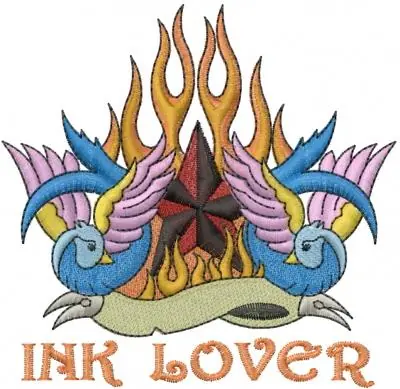 Original Ink Lover Embroidery Design