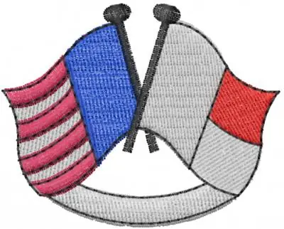 Flag Banner Embroidery Design New Release