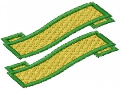 Certified 2 Banners Embroidery Design