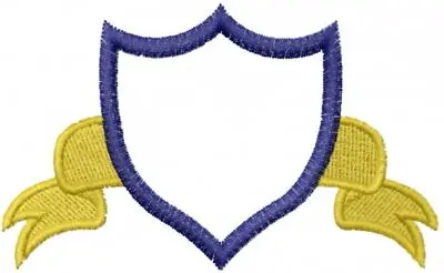 Blank Crest Embroidery Design Exclusive