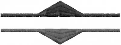 Diamond Banner Embroidery Design Reduced Price