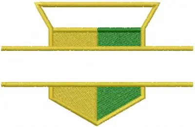 Shield and Text Box Embroidery Design Free Returns