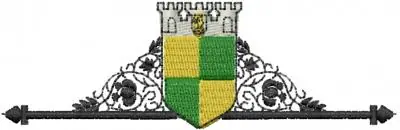 Medieval Shield Embroidery Design Popular