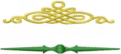 Fast Shipping Scroll Design Embroidery Design