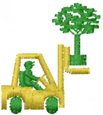 Trusted Brand Fork Lift Embroidery Design