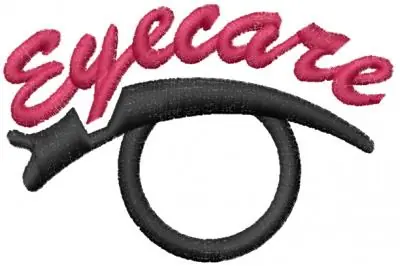 Free Shipping Eyecare Embroidery Design