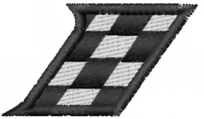 Clearance Checkered Flag Embroidery Design