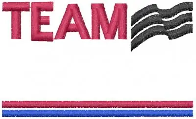 Team Name Tag Embroidery Design Trending