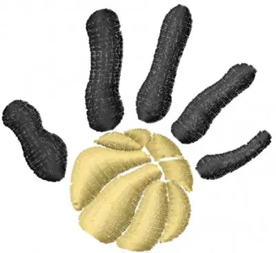 Seasonal Sale Hand Ball Embroidery Design