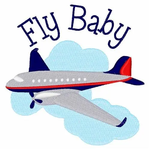 Fly Baby Embroidery Design Hot Deal