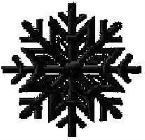 Snowflake Pattern Embroidery Design Exclusive