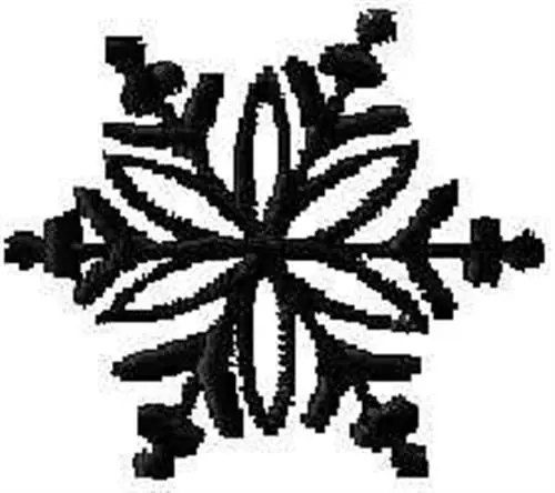 Xmas Snow Flake Embroidery Design Free Shipping