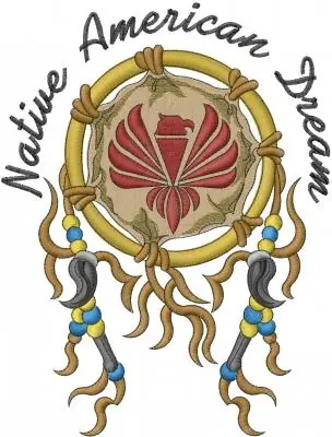Native American Dream Embroidery Design Free Delivery