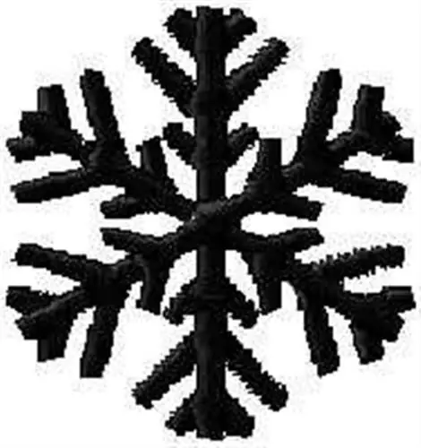Grab Now Snow Flake Crystal Embroidery Design