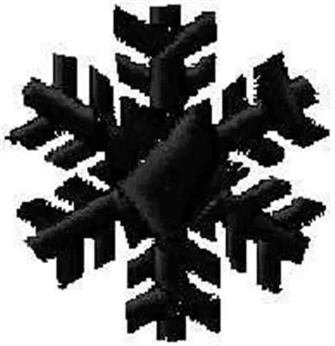 Filled Snowflake Embroidery Design Best Seller