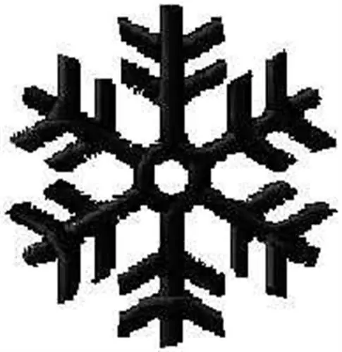 Snow Flakes Embroidery Design Place Order