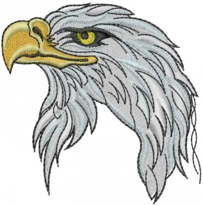 Bulk Order Eagle Head Embroidery Design
