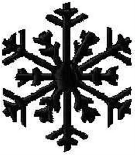 Hot Deal Elegant Snow Flake Embroidery Design