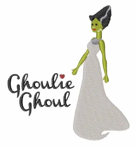 Bride Of Frankenstein Embroidery Design Price Drop