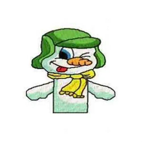 Winking Finger Puppet Embroidery Design Express Delivery