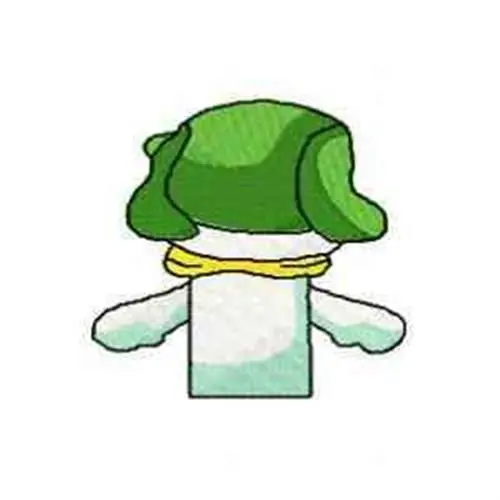 Warranty Included Finger Puppet Back Embroidery Design