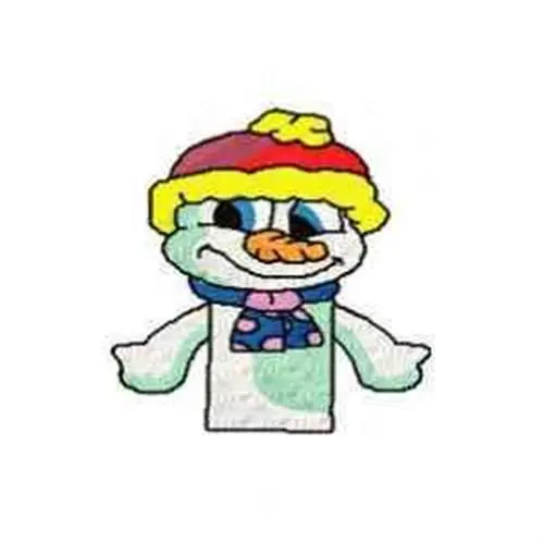 Snow Man Puppet Embroidery Design Buy Today