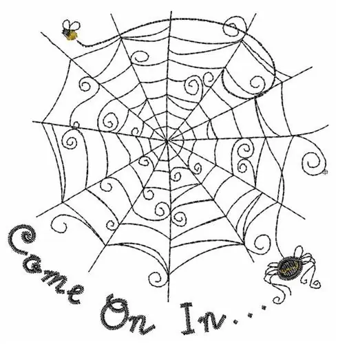 Come On In Web Embroidery Design Discount