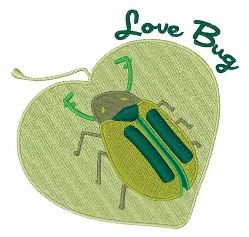 Love Bug Beetle Embroidery Design Buy Today
