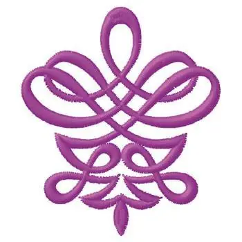 Scroll And Crest Design Embroidery Design Best Price