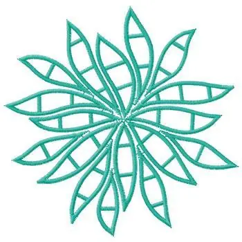Geometric Flower Embroidery Design Editor’s Pick