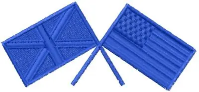Monochromatic Flags Embroidery Design Save Now