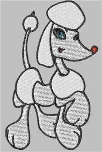 Trusted Brand Cool Poodle Embroidery Design