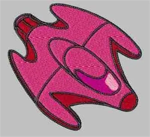 Spaceship Embroidery Design Sale