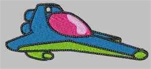 Rocket Ship Embroidery Design Weekend Sale