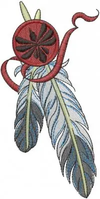 Native American Feather Embroidery Design Last Chance