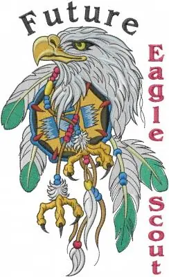 Handmade Tribal Dream Catcher Embroidery Design