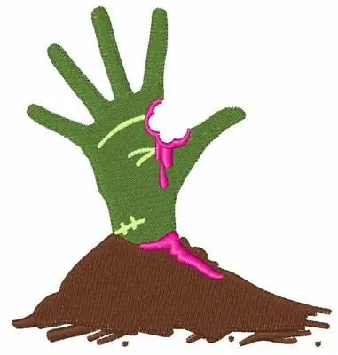 Zombie Hand Embroidery Design Factory Price