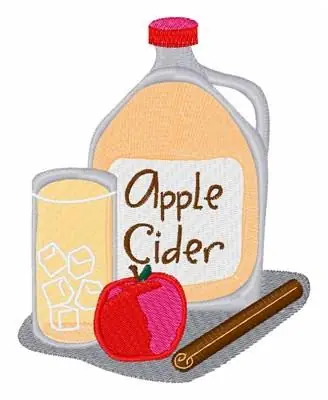 Apple Cider Embroidery Design Final Sale