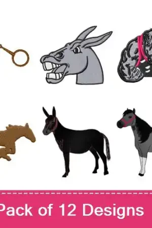 All About Horses Embroidery design pack by MA Designs, Embroidery Packs on EmbroideryDesigns.com Instant Buy