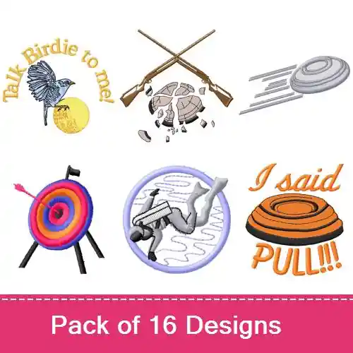 A Hobby For Anyone! Embroidery design pack by MA Designs, Embroidery Packs on EmbroideryDesigns.com Free Returns