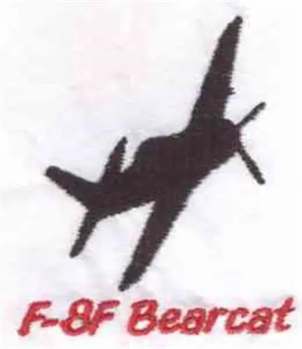 F-8F Bearcat Embroidery Design Luxury