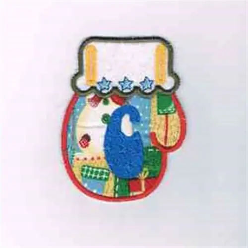 Best Seller Mitten Banner C Embroidery Design
