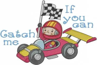 Catch Me Embroidery Design Place Order