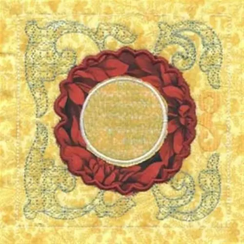 Applique Wreath Embroidery Design New Release